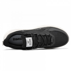 361° Cushioning Breathable Low-Top Running Shoes Men's Black White 1 2985018
