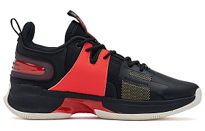 361° Restraint 2 Wear-Resistant Slip-Resistant Low-Top Performance Basketball Shoes Men's Black Red 1 2985043