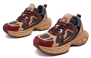 EBLAN Low-Top Chunky Sneakers Women's Red Apricot & Zelkova 2 2985062