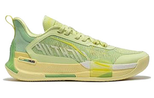 361° Burning Battle ISO Cushioning Breathable Low-Top Basketball Shoes Men's Green Yellow 1 2985179