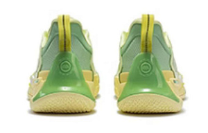 361° Burning Battle ISO Cushioning Breathable Low-Top Basketball Shoes Men's Green Yellow 2 2985180