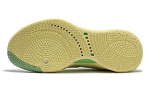 361° Burning Battle ISO Cushioning Breathable Low-Top Basketball Shoes Men's Green Yellow 3 2985181