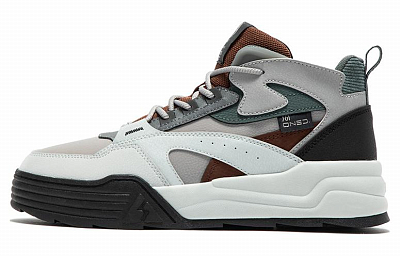 361° Thermal High Top Winter Padded Skateboard Shoes Men's Gray Black