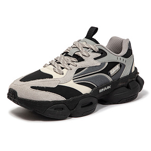 361° Spirit Eye PRO Anti-Slip Wear-Resistant Low-Top Casual Shoes Men's Zinc Iron Gray 1 2985798