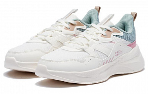 361° Cushioning, Slip Resistant, And Abrasion Resistant Low Top Sports Casual Shoes Women's White Green 2 2985889
