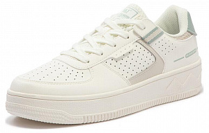 361° Durable Breathable Low-Top Skateboard Shoes Women's White Green 1 2985902