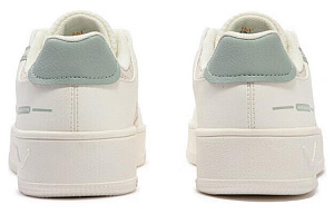 361° Durable Breathable Low-Top Skateboard Shoes Women's White Green 3 2985904