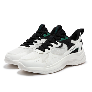361° Slip Resistant Impact Resistant Low Top Running Shoes Men's Feather White 2 2985914