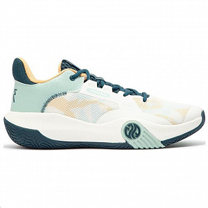 361° Durable Breathable Low-Top Basketball Shoes Men's White Green 1 2985923