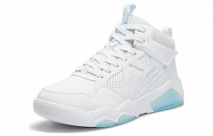 361° High Top Skateboard Shoes Women's White Blue 1 2986025