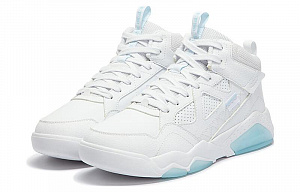 361° High Top Skateboard Shoes Women's White Blue 2 2986026