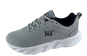 361° Lightweight And Breathable Low Top Running Shoes Men's Gray Black 2 2986084