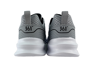 361° Lightweight And Breathable Low Top Running Shoes Men's Gray Black 3 2986085