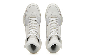 EQLZ EQUALIZER 1980 High Top Vintage Basketball Shoes Unisex White Coral 3 2986173