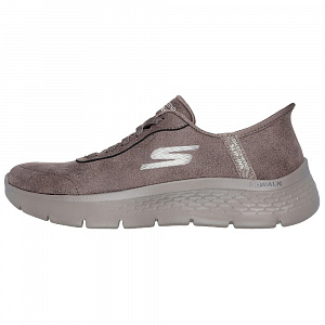 Skechers Go Walk Fle Low Top Casual Shoes Women's Brown