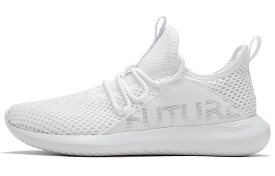 361° Cushioned Wear-Resistant Breathable Low-Top Running Shoes Women's Silver White