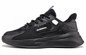 361° Cushioning Breathable Lightweight Low-Top Casual Shoes Women's Black