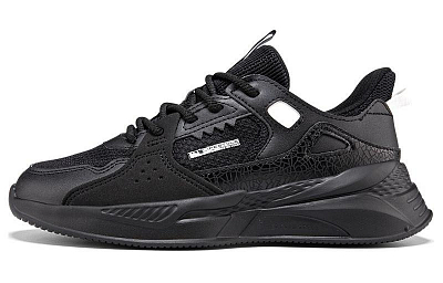 361° Cushioning Breathable Lightweight Low-Top Casual Shoes Women's Black