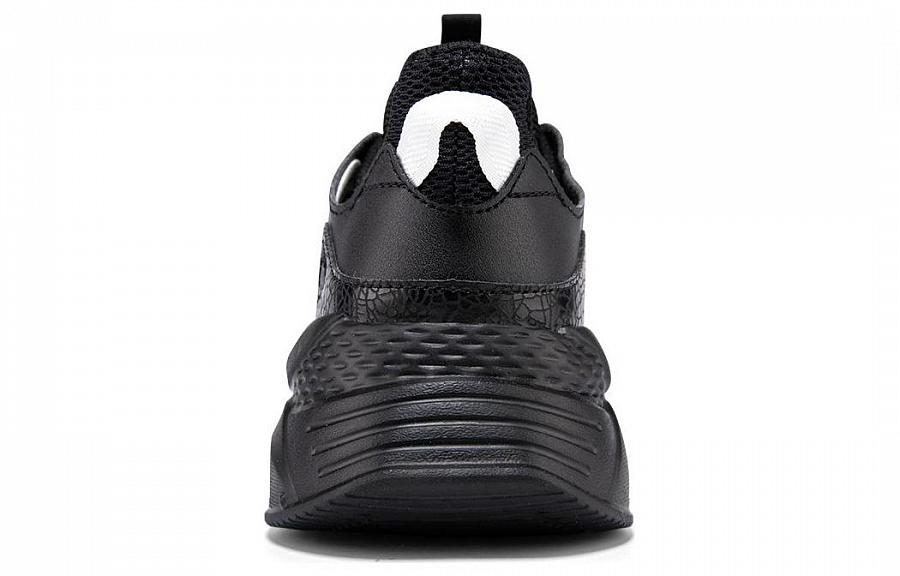 361° Cushioning Breathable Lightweight Low-Top Casual Shoes Women's Black