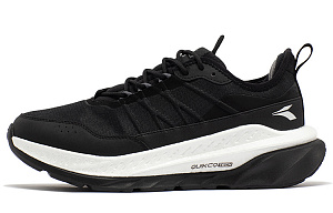 361° Fiery Rain Screen Anti-Slip Wear-Resistant Low-Top Running Shoes Men's Obsidian Black