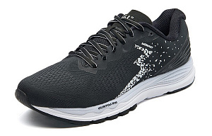 361° Cushioning Breathable Abrasion Resistant Slip Resistant Low Top Running Shoes Men's Carbon Black White 1 2986523