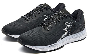 361° Cushioning Breathable Abrasion Resistant Slip Resistant Low Top Running Shoes Men's Carbon Black White 2 2986524