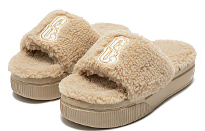 361° Quiet Abrasion Resistant Slide Slippers Women's Apricot Tea Brown 2 2986529