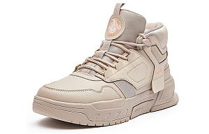 361° High-Top Winter Padded Skateboard Shoes Men's Light Bone 2 2986554