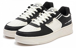 361° Durable Breathable Low-Top Skateboard Shoes Men's Black White 2 2986564