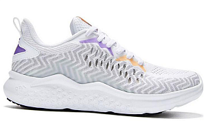 361° NFO Abrasion Resistant Breathable Low Top Casual Shoes Women's White Gray 1 2986614