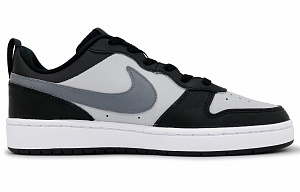 Nike Court Borough 2 Non slip Lightweight Low top Skateboard Shoes Women's Black Gray 1 2986619