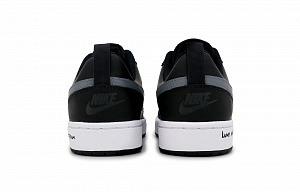 Nike Court Borough 2 Non slip Lightweight Low top Skateboard Shoes Women's Black Gray 3 2986621