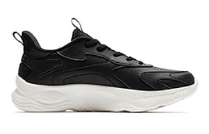 361° Water-Resistant Lightweight Low-Top Running Shoes Men's Obsidian Black/Feather White 1 2986655
