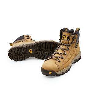 CAT Short Outdoor Boots Men's Yellow + Brown 3 2986678