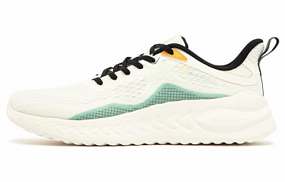 361° Slip Resistant, Abrasion Resistant, Breathable Low Top Running Shoes Men's White Black Cyan
