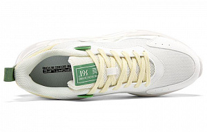 361° Anti-Slip Wear-Resistant Low-Top Casual Shoes Men's White Green 1 2986826