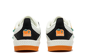 361° Abrasion Resistant Slip Resistant Low Top Skateboard Shoes Men's White Orange 3 2986850