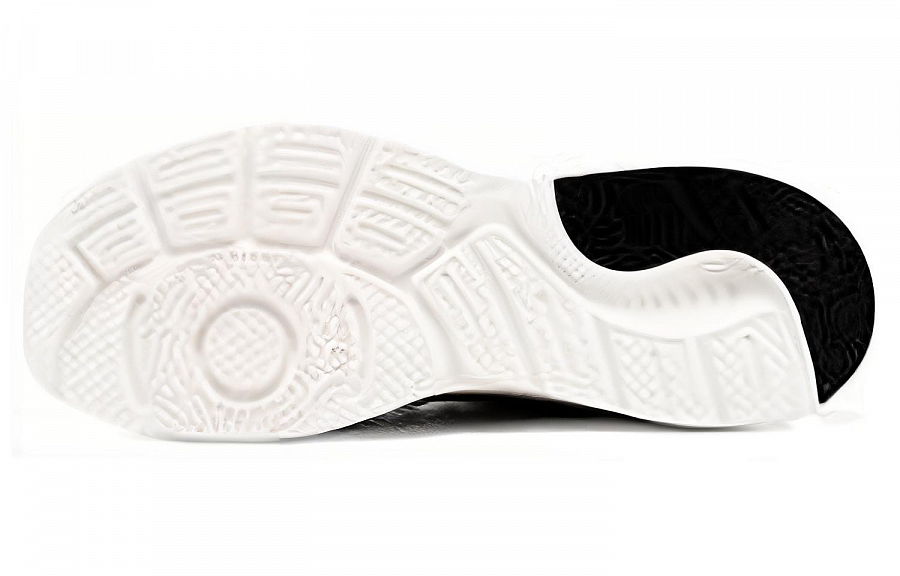 361° Cushioned Wear-Resistant Lightweight Low-Top Running Shoes Men's White Black