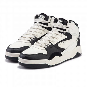 361° Type Burning Series Skateboard Shoes Men High-Top White Black 2 2986878