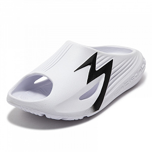361° Abrasion Resistant Slide Slippers Men's White Black 1 2986890