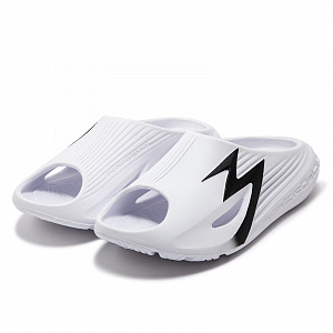 361° Abrasion Resistant Slide Slippers Men's White Black 2 2986891