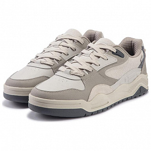361° Style Burning 4 Anti-Slip Wear-Resistant Low-Top Skateboard Shoes Men's Beige Gray 2 2986923