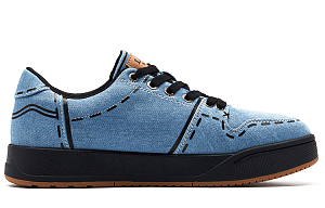 Lee Skateboard Shoes Men's Low top Gray Blue 1 2986944
