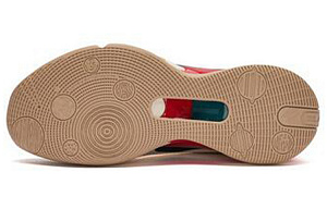 361° AG 2 United Cushioning Anti-Slip And Wear-Resistant Mid-Top Basketball Shoes White Red Green 3 2986962