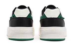 361° Slip-Resistant Low-Top Skateboard Shoes Men's White Green 2 2986965