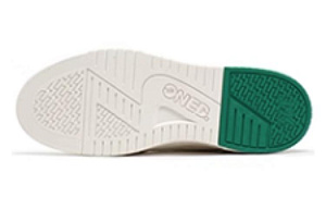 361° Slip-Resistant Low-Top Skateboard Shoes Men's White Green 3 2986966