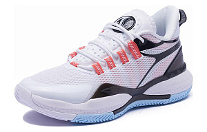 361° Slip Resistant Abrasion Resistant Low top Performance Basketball Shoes Men's White Black 1 2986968
