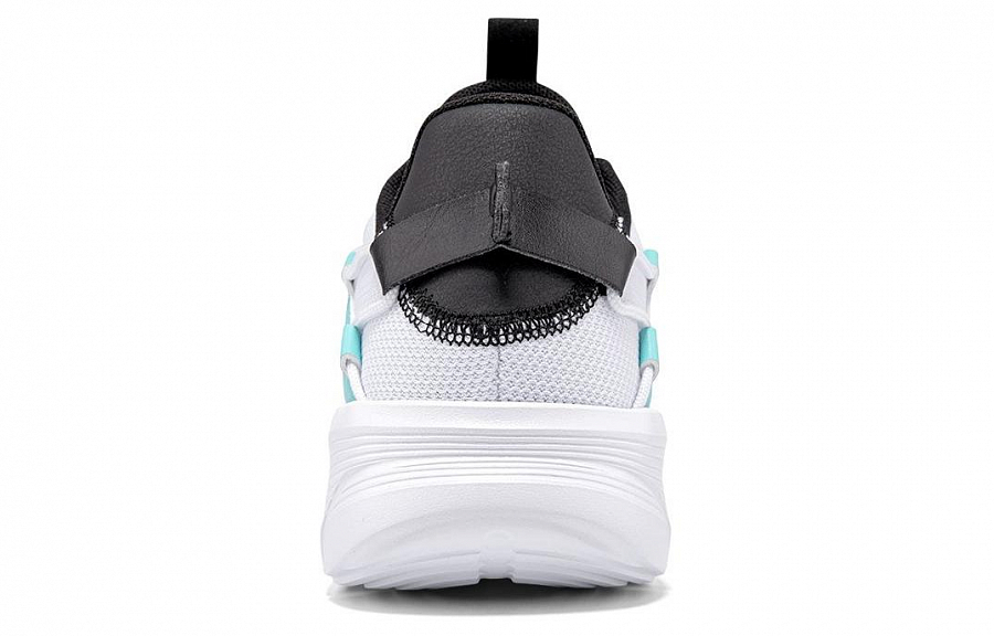 361° Cushioning Breathable Lightweight Low-Top Casual Shoes Men's White Black