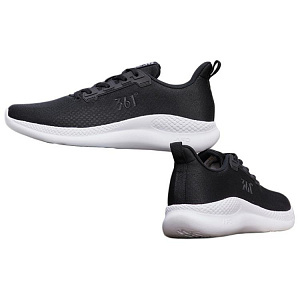 361° Cushioned Slip-Resistant Low-Top Running Shoes Men's Black White 2 2986982