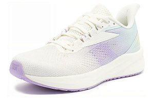 361° Anti-Slip And Wear-Resistant Breathable Low-Top Running Shoes Women's White Cyan Purple 1 2987058